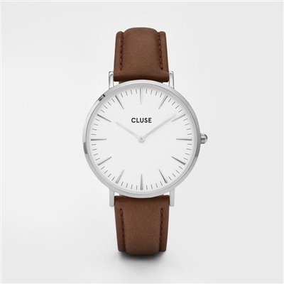 La Boheme CLUSE watch silver brown Buk Nola