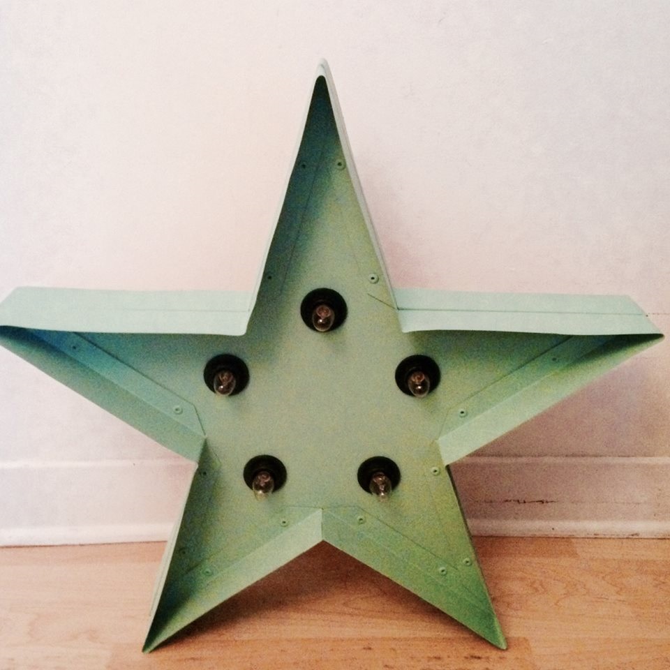 Lampe étoile verte